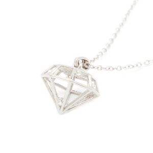 Ted Baker Gem Frame Crystal Necklace